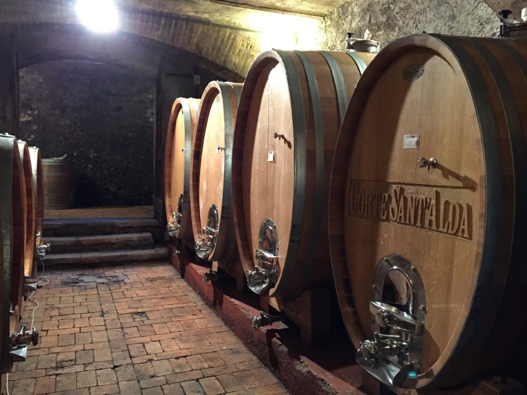 Barrels at Corte Sant'alda Mauro,Venice and wine